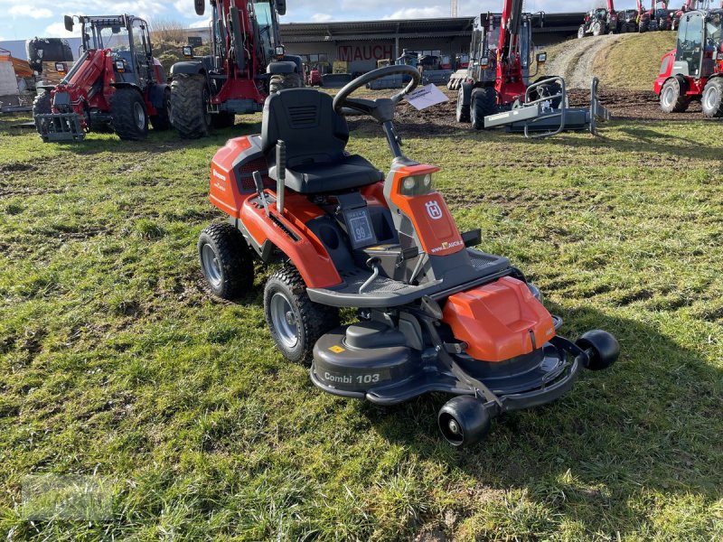 Rasentraktor tip Husqvarna Rider 216T AWD mit Mähdeck & Schneeschild, Neumaschine in Burgkirchen (Poză 1)