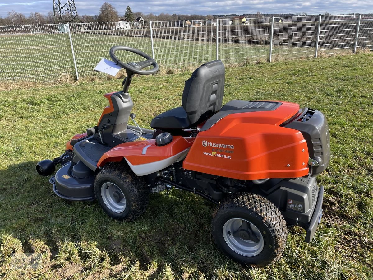 Rasentraktor typu Husqvarna Rider 216T AWD mit Mähdeck & Schneeschild, Neumaschine v Burgkirchen (Obrázek 13)