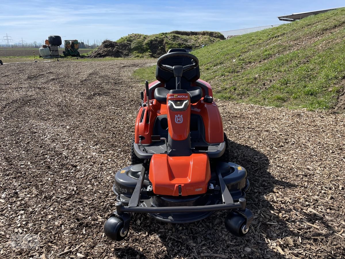 Rasentraktor del tipo Husqvarna Rider 316 TsX AWD inkl. Mähdeck & Schneeschild!!, Neumaschine en Burgkirchen (Imagen 29)