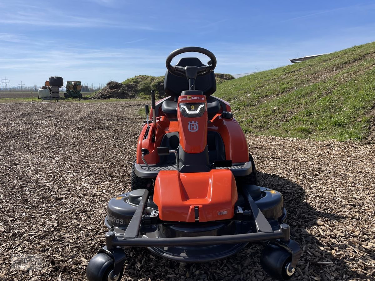 Rasentraktor du type Husqvarna Rider 316 TsX AWD inkl. Mähdeck & Schneeschild!!, Neumaschine en Burgkirchen (Photo 25)