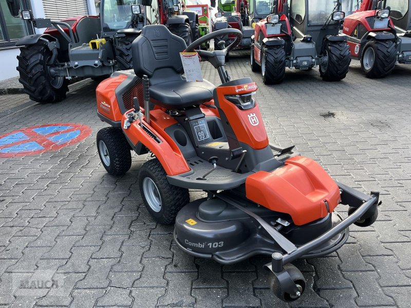 Rasentraktor Türe ait Husqvarna Rider 316TsX AWD mit 103cm Mähdeck nur 40h, Gebrauchtmaschine içinde Burgkirchen (resim 1)