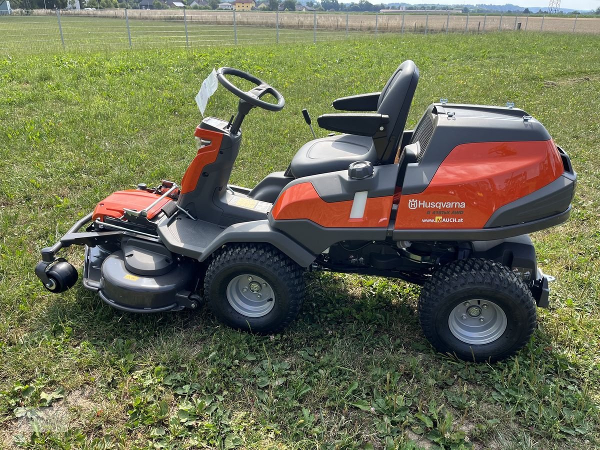 Rasentraktor tipa Husqvarna Rider 418 TsX AWD mit Mähdeck 112cm, Neumaschine u Burgkirchen (Slika 16)