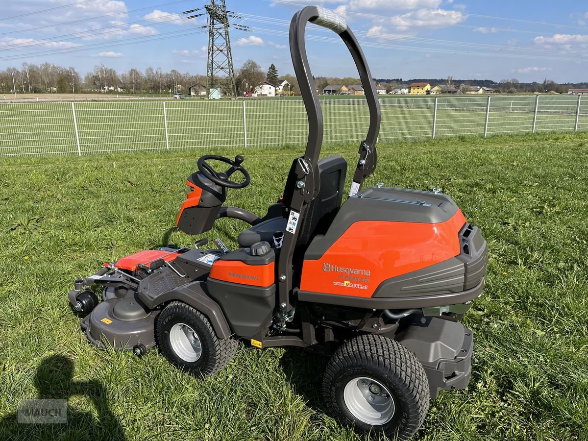 Rasentraktor des Typs Husqvarna Rider 524 X EFI mit Mähdeck + 1500€ Akkugeräte K, Neumaschine in Burgkirchen (Bild 18)