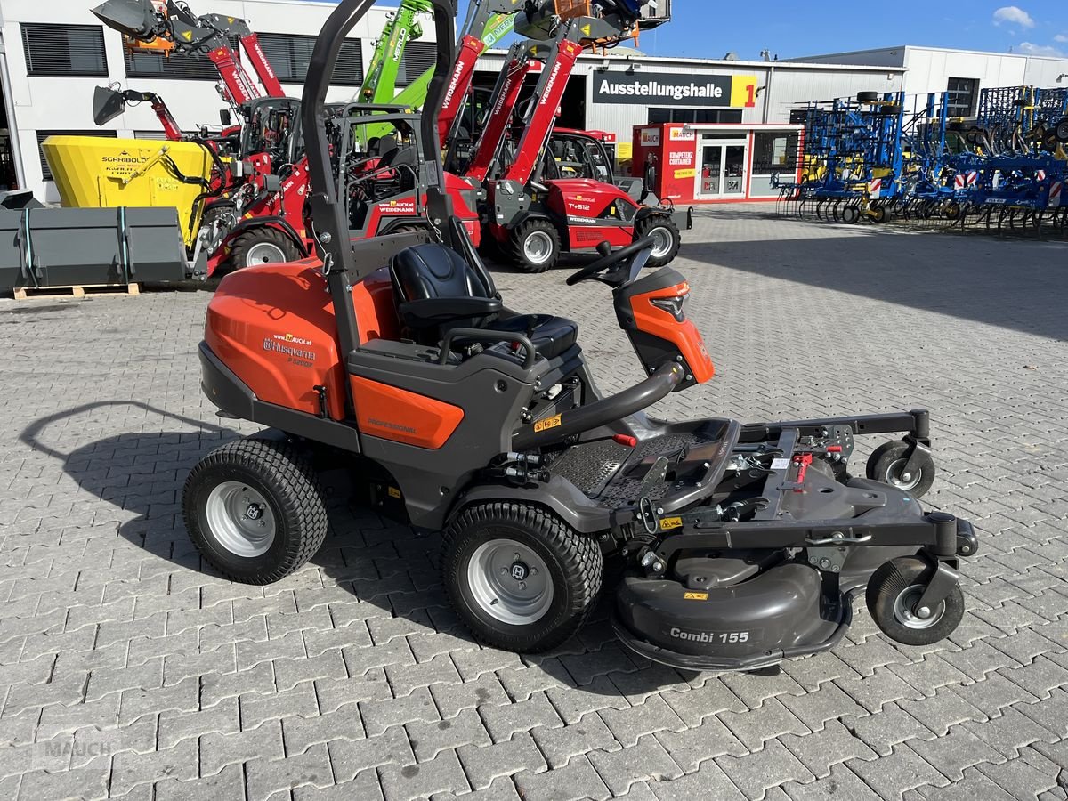 Rasentraktor typu Husqvarna Rider P 520 DX nur 20h, Mähdeck 155cm, DIESEL, Gebrauchtmaschine w Burgkirchen (Zdjęcie 9)