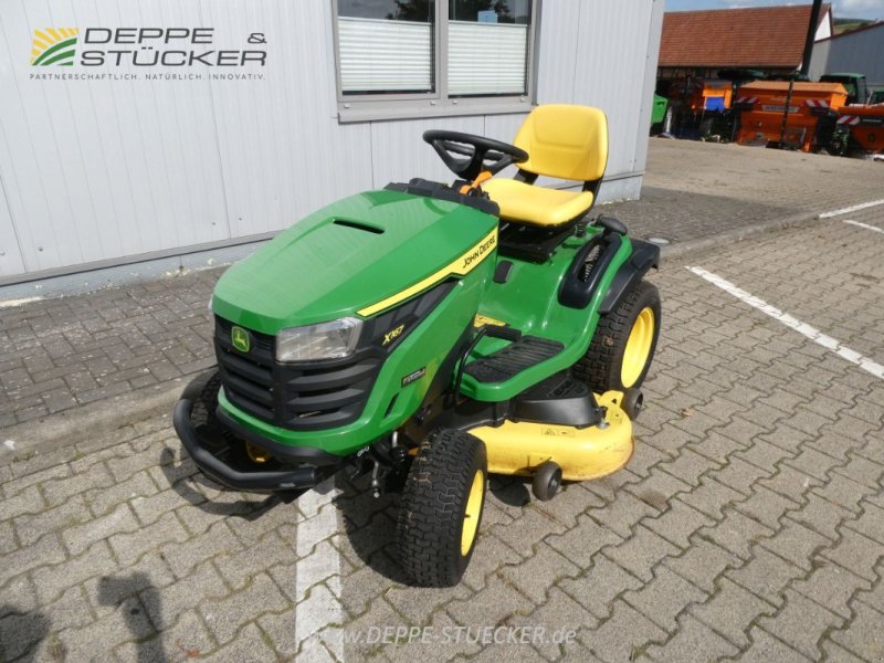 Rasentraktor van het type John Deere X167, Gebrauchtmaschine in Lauterberg/Barbis (Foto 1)