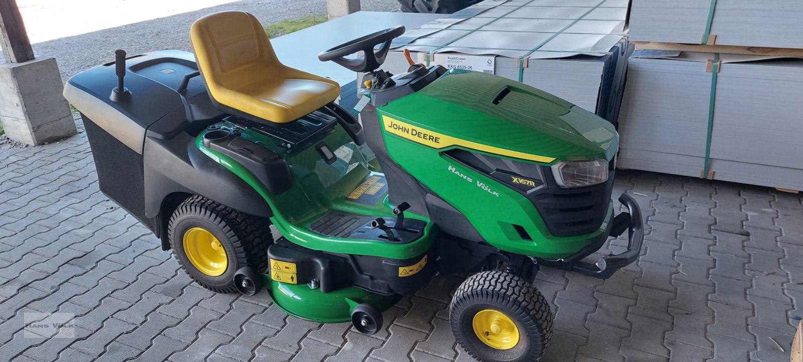 Rasentraktor typu John Deere X167R, Gebrauchtmaschine w Schwabmünchen (Zdjęcie 2)