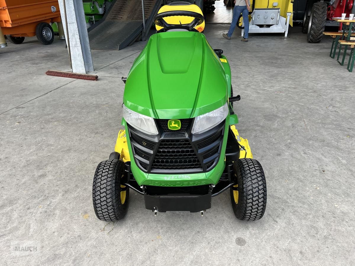 Rasentraktor Türe ait John Deere X300, 220h, frischer Service und Durchsicht, Gebrauchtmaschine içinde Burgkirchen (resim 16)