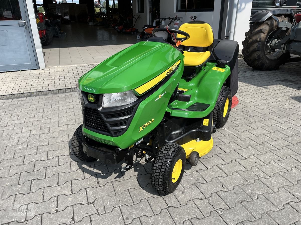 Rasentraktor des Typs John Deere X350R, nur 27h, Neuwertig, frischer Service, Gebrauchtmaschine in Burgkirchen (Bild 7)