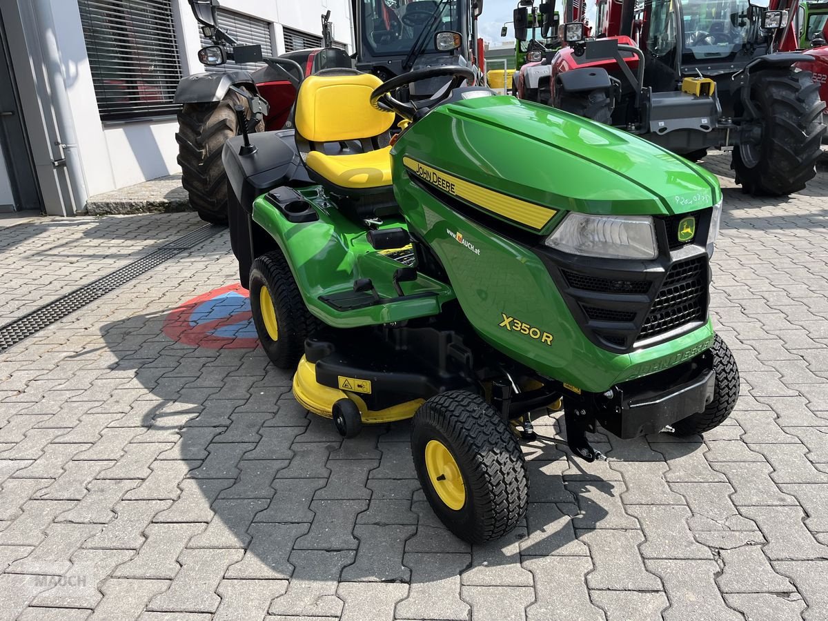 Rasentraktor del tipo John Deere X350R, nur 27h, Neuwertig, frischer Service, Gebrauchtmaschine en Burgkirchen (Imagen 1)