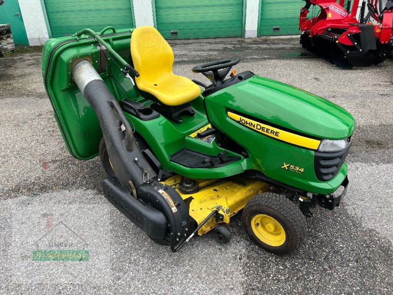 Rasentraktor of the type John Deere X534, Gebrauchtmaschine in Wartberg