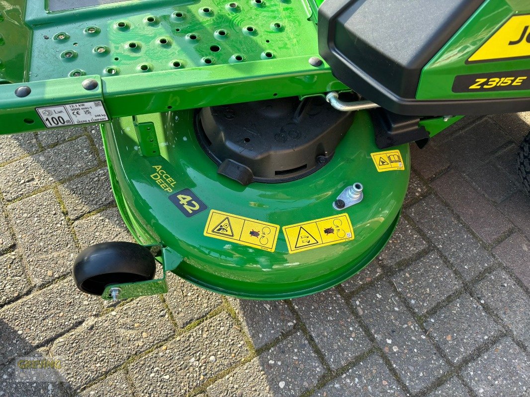 Rasentraktor Türe ait John Deere Z315E Nullwendekresimäher, Neumaschine içinde Ahaus (resim 12)