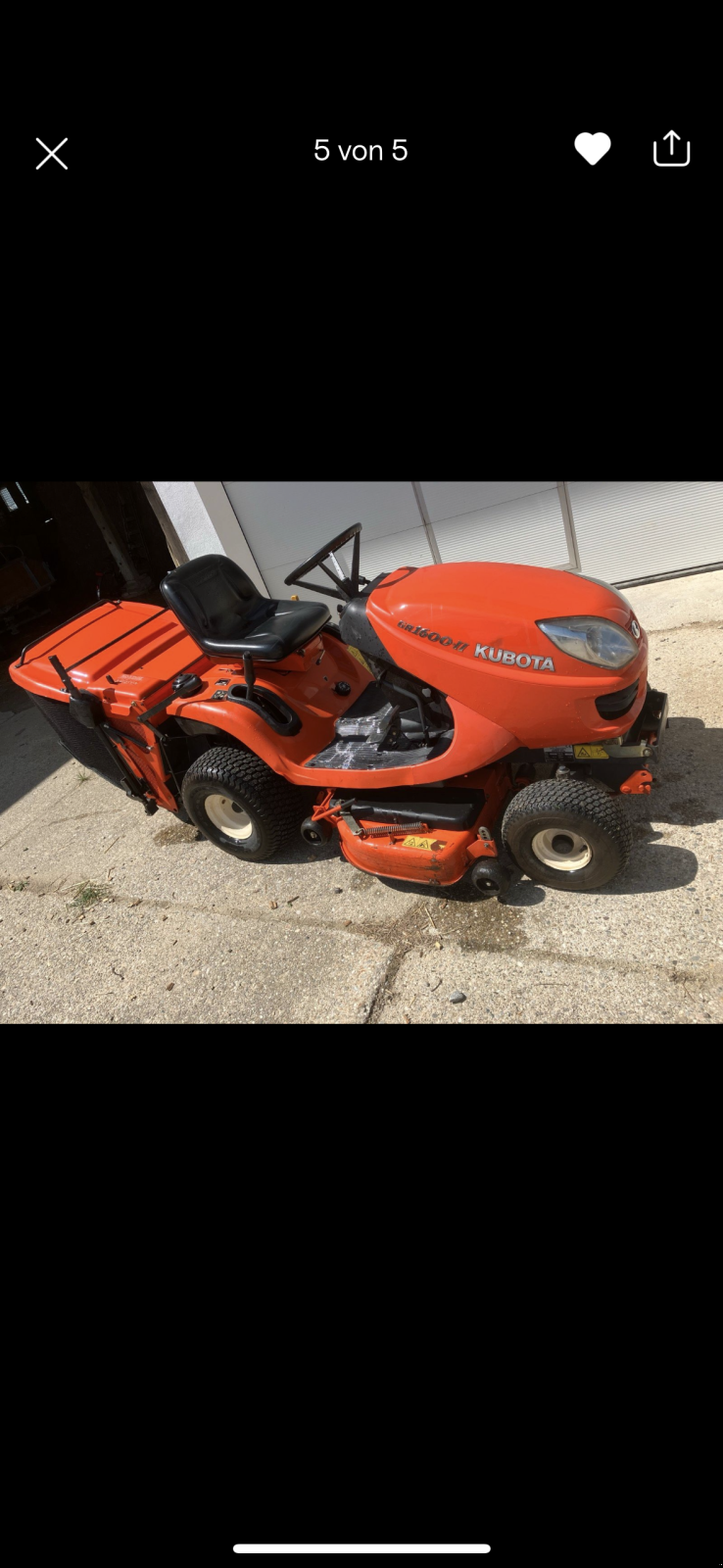 Rasentraktor van het type Kubota GR 1600, Gebrauchtmaschine in Kirchanschöring (Foto 1)