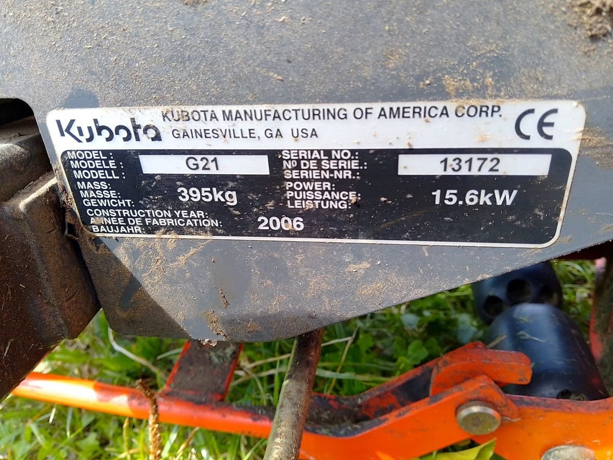 Rasentraktor za tip Kubota Kubota G18 Rasentraktor, Gebrauchtmaschine u NATTERNBACH (Slika 16)