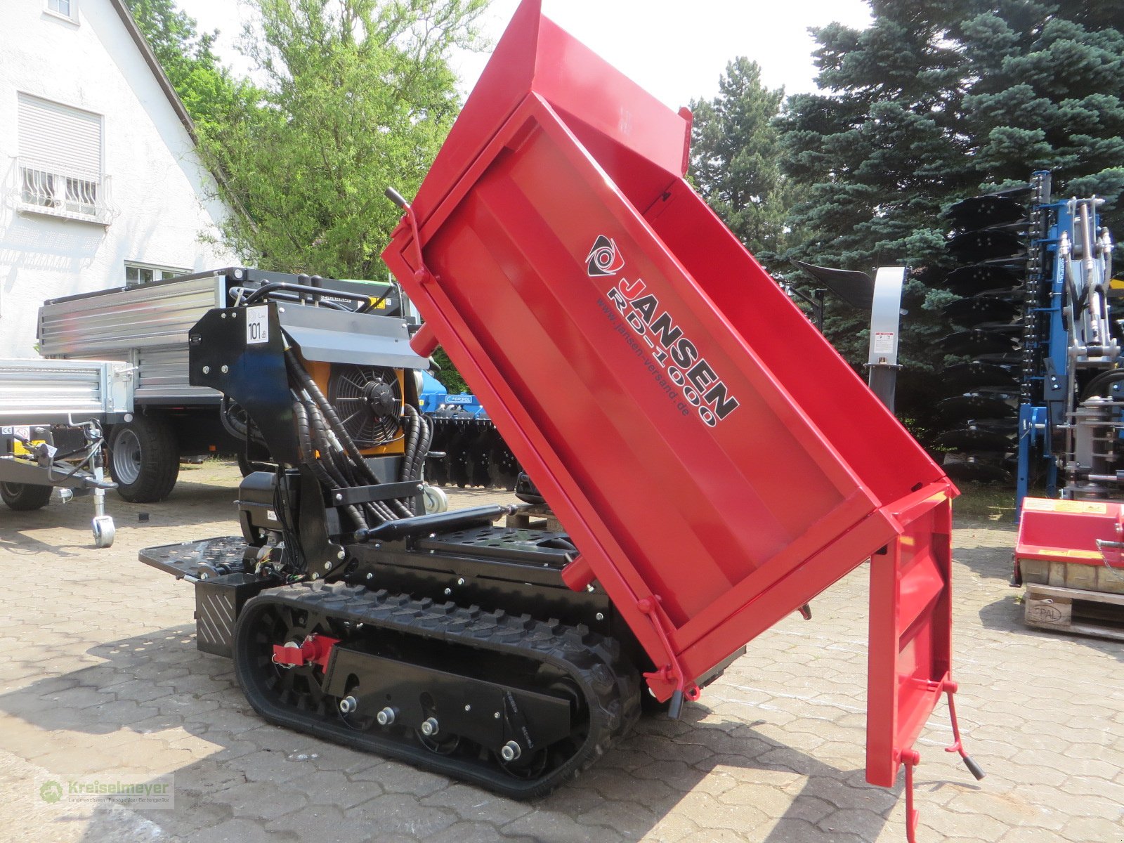 Raupendumper типа Jansen RD-1000 Profi Dumper 1000 kg 3-Seiten-Kipper hydraulisch NEU, Neumaschine в Feuchtwangen (Фотография 7)