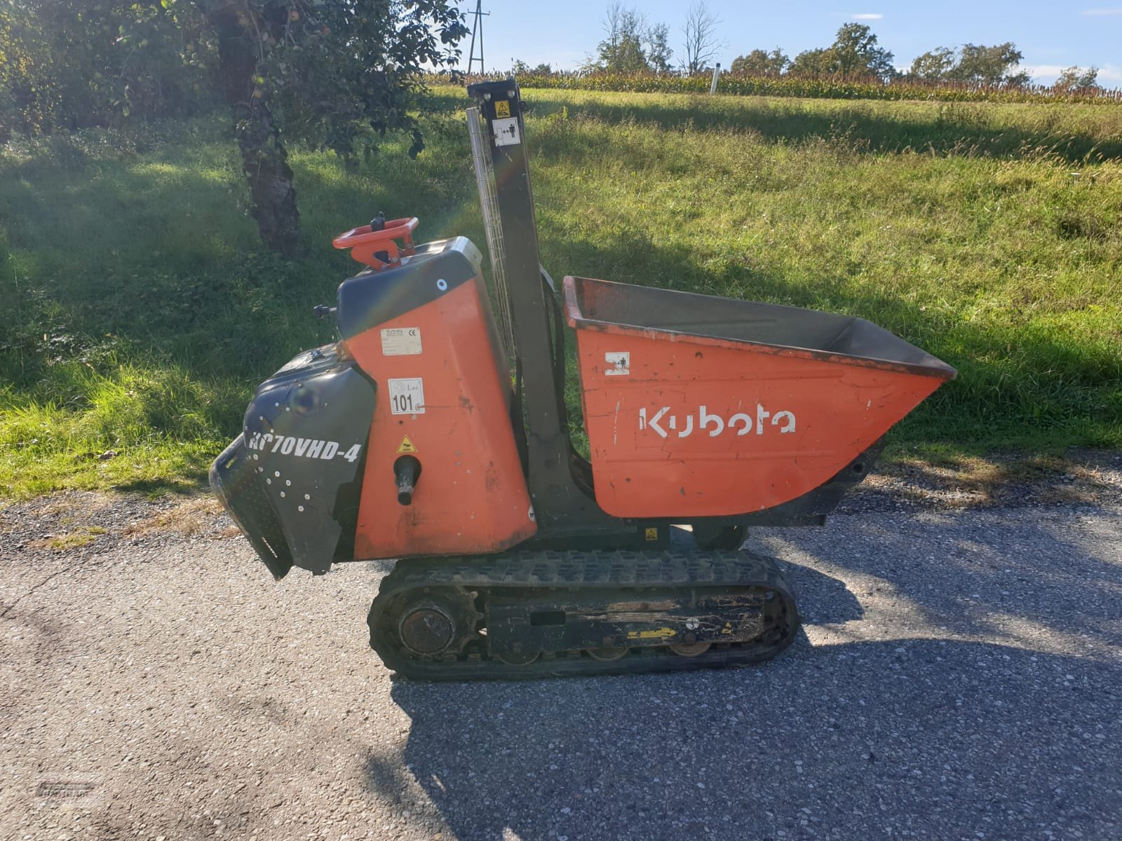 Raupendumper Türe ait Kubota KC 70, Gebrauchtmaschine içinde Deutsch - Goritz (resim 2)