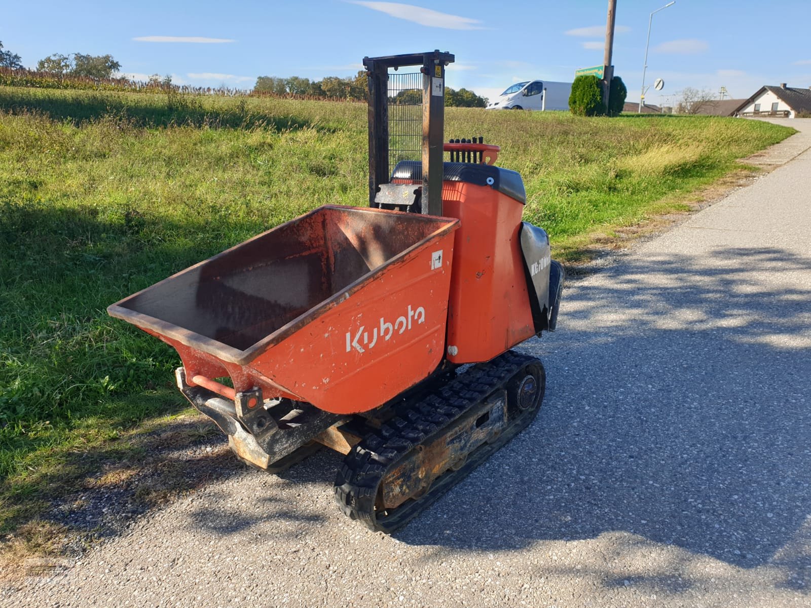 Raupendumper des Typs Kubota KC 70, Gebrauchtmaschine in Deutsch - Goritz (Bild 4)