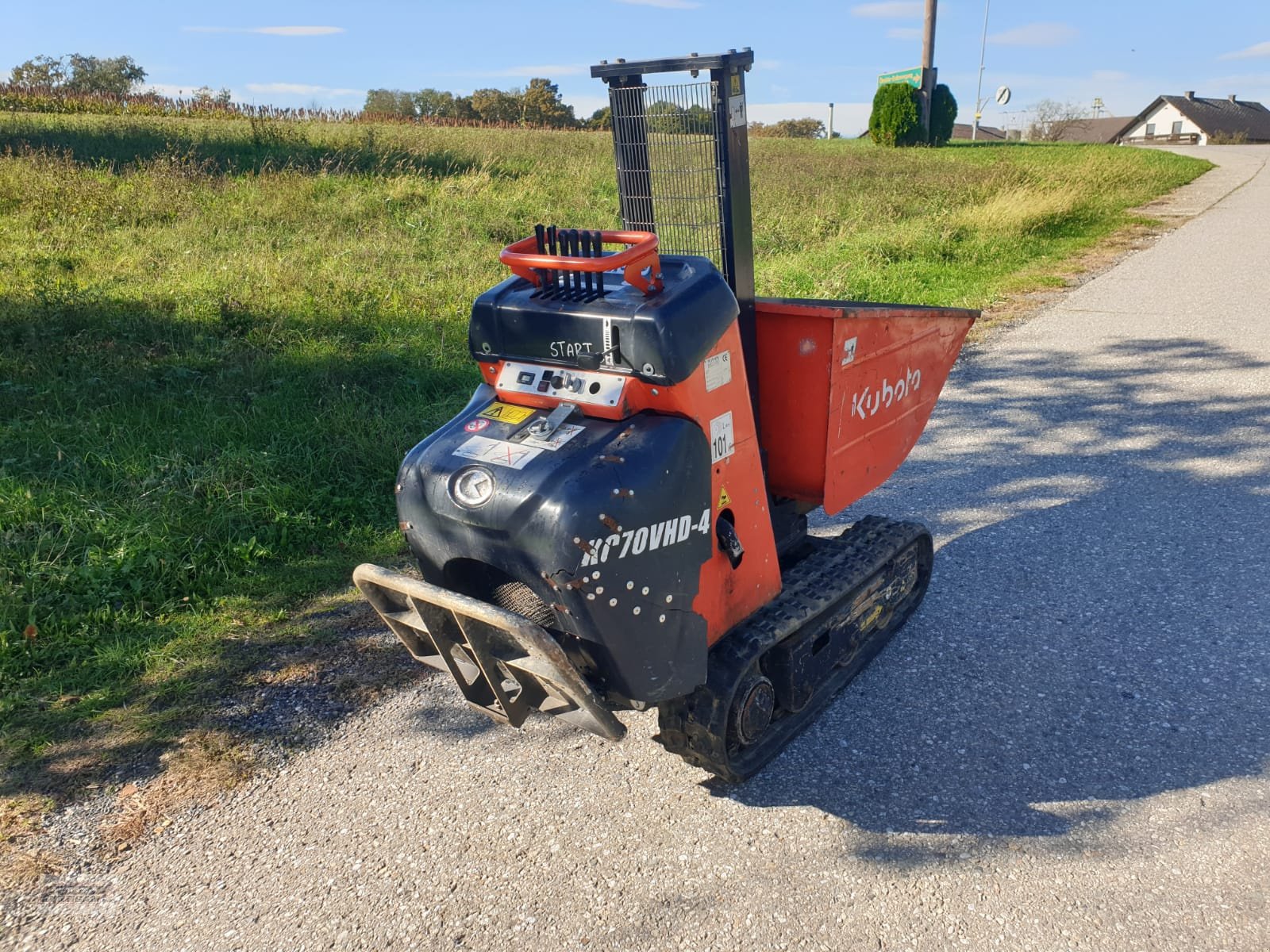 Raupendumper Türe ait Kubota KC 70, Gebrauchtmaschine içinde Deutsch - Goritz (resim 8)