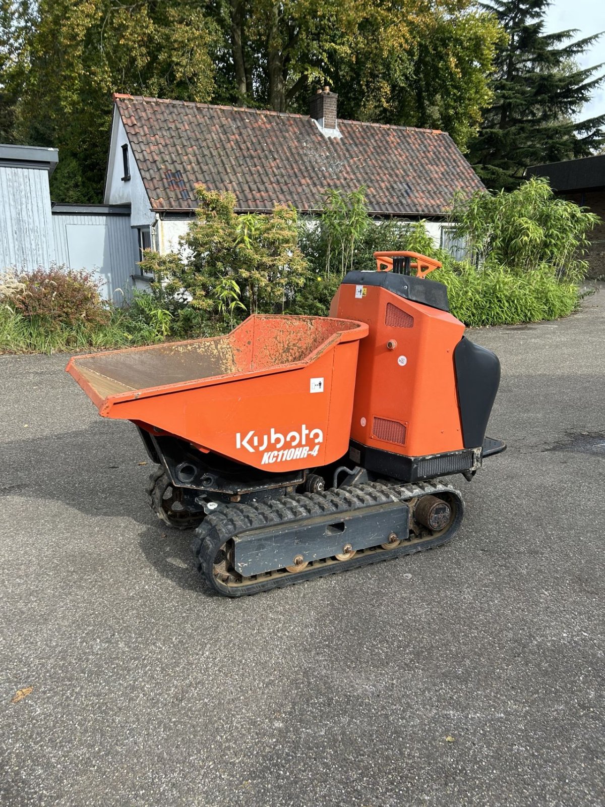 Raupendumper Türe ait Kubota KC110, Gebrauchtmaschine içinde Bilthoven (resim 1)