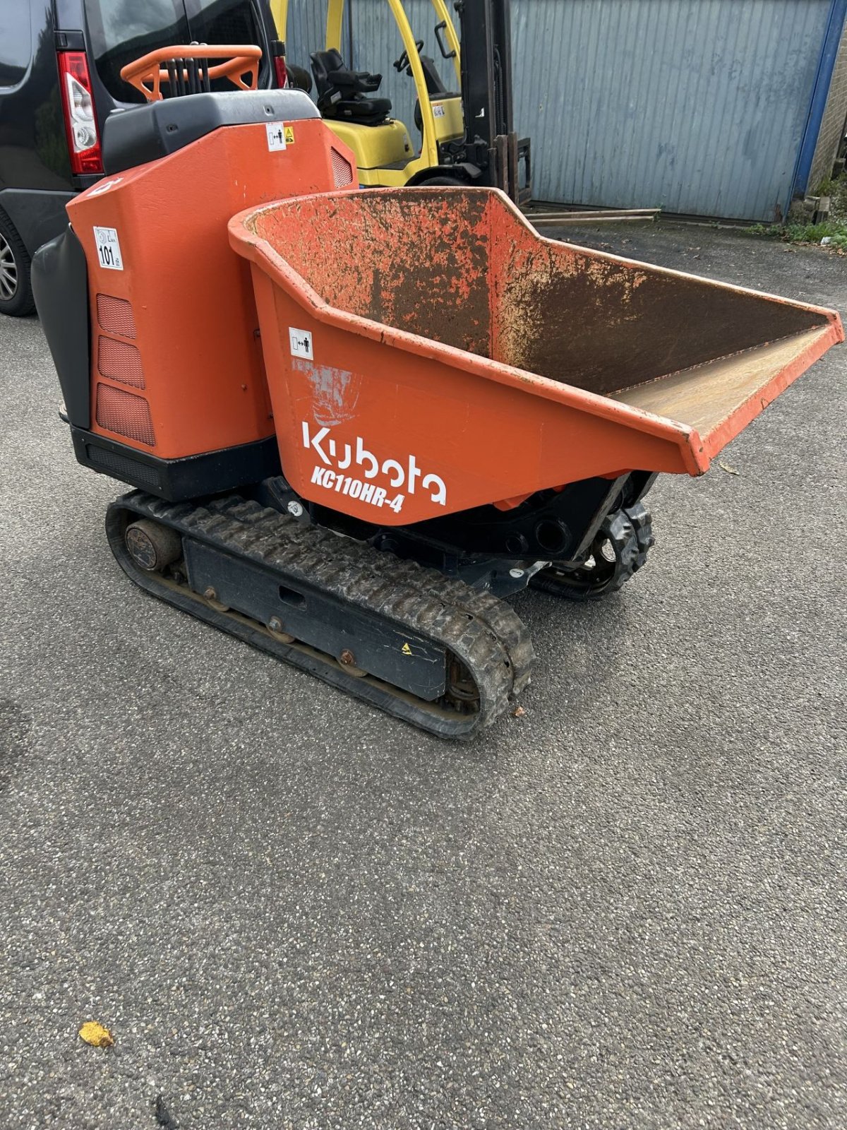 Raupendumper Türe ait Kubota KC110, Gebrauchtmaschine içinde Bilthoven (resim 4)