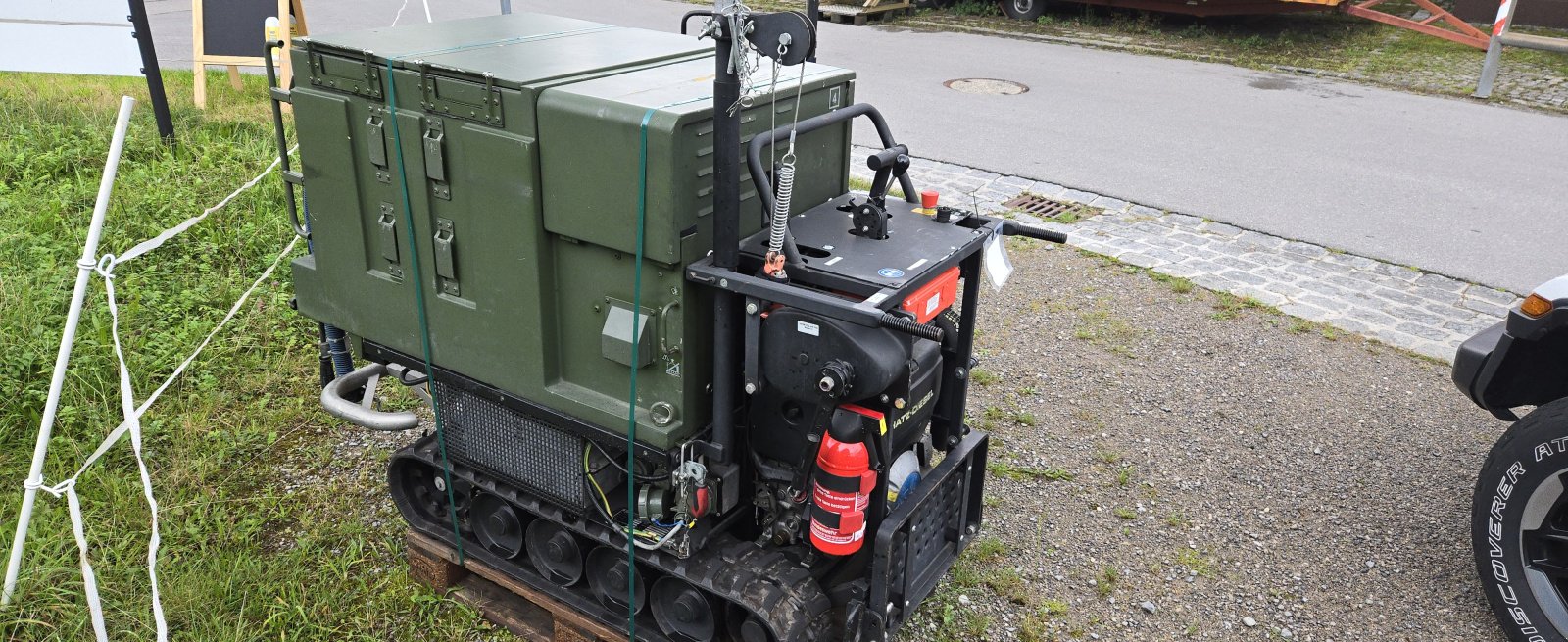 Raupendumper des Typs Niko Raupe Hatz 1B50 T-4 Tank Stromgenerator GTS Stromaggregat, Gebrauchtmaschine in Schliersee (Bild 3)