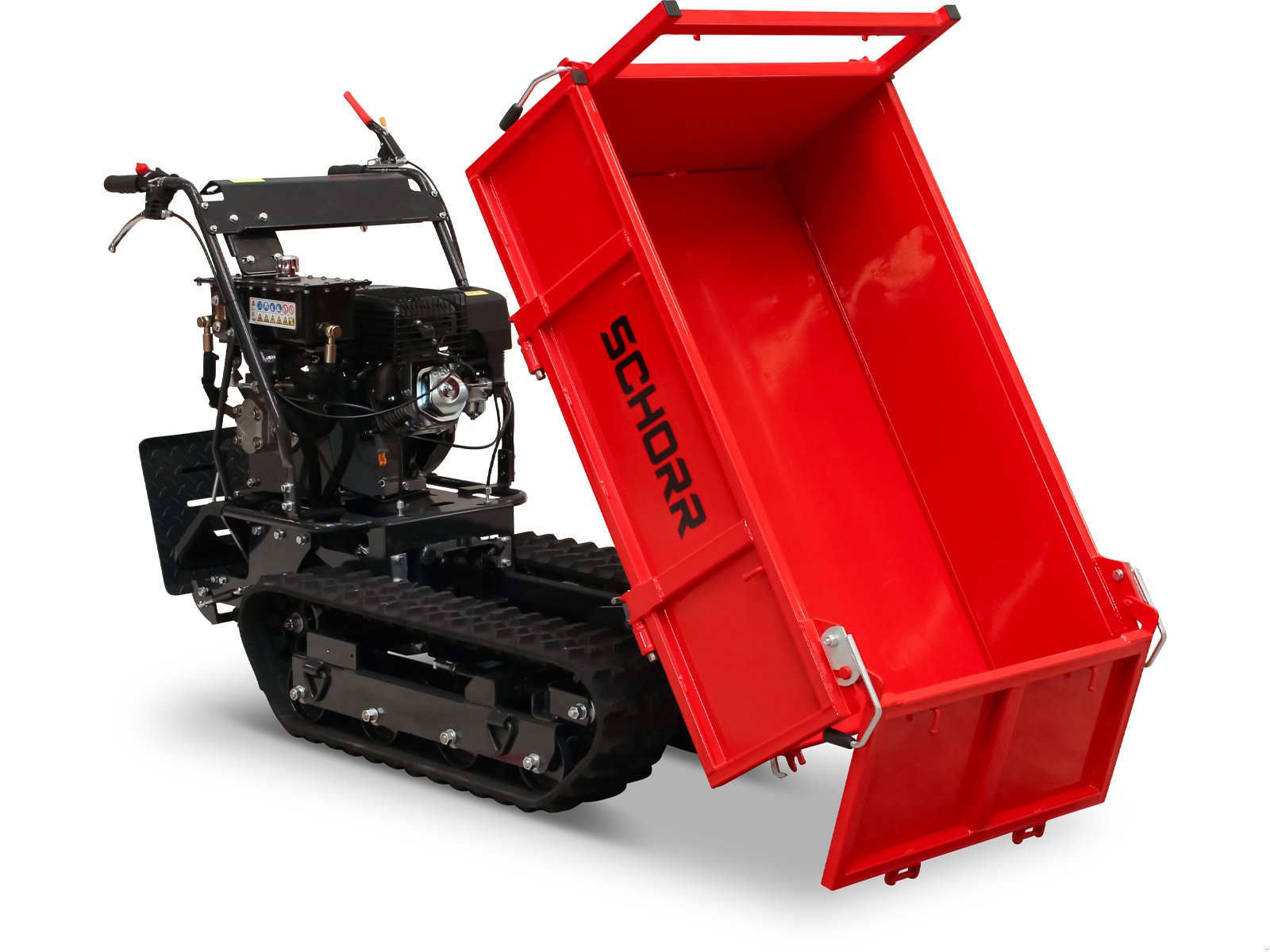 Raupendumper του τύπου Schorr Minidumper RR500DHKB2 PRO 500kg mit Kiste, Kipphydraulik und Mitfahrplattform 9,2 PS Motor Raupendumper, Neumaschine σε Schüttorf (Φωτογραφία 8)