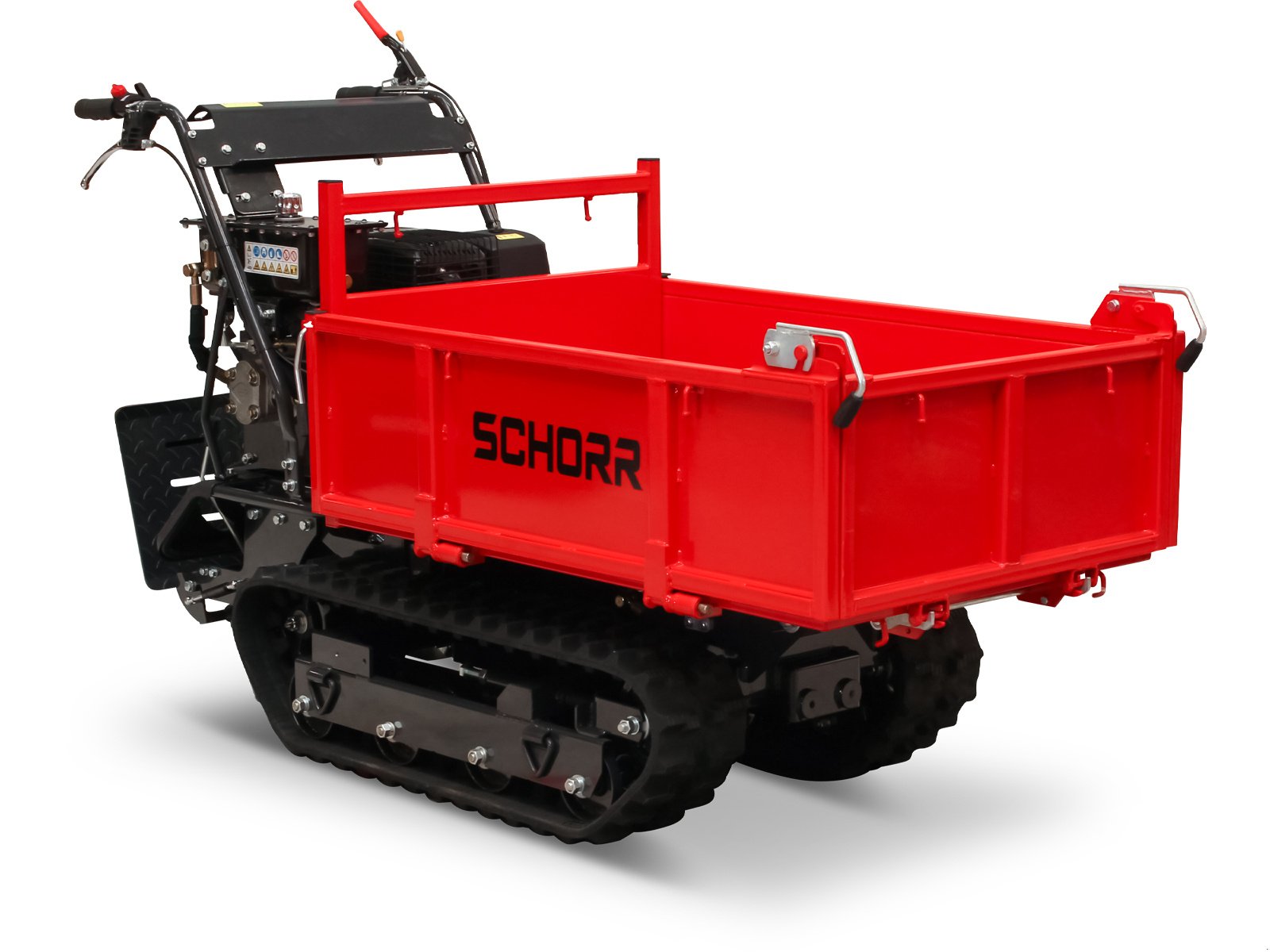 Raupendumper του τύπου Schorr Minidumper RR500DHKB2 PRO 500kg mit Kiste, Kipphydraulik und Mitfahrplattform 9,2 PS Motor Raupendumper, Neumaschine σε Schüttorf (Φωτογραφία 11)