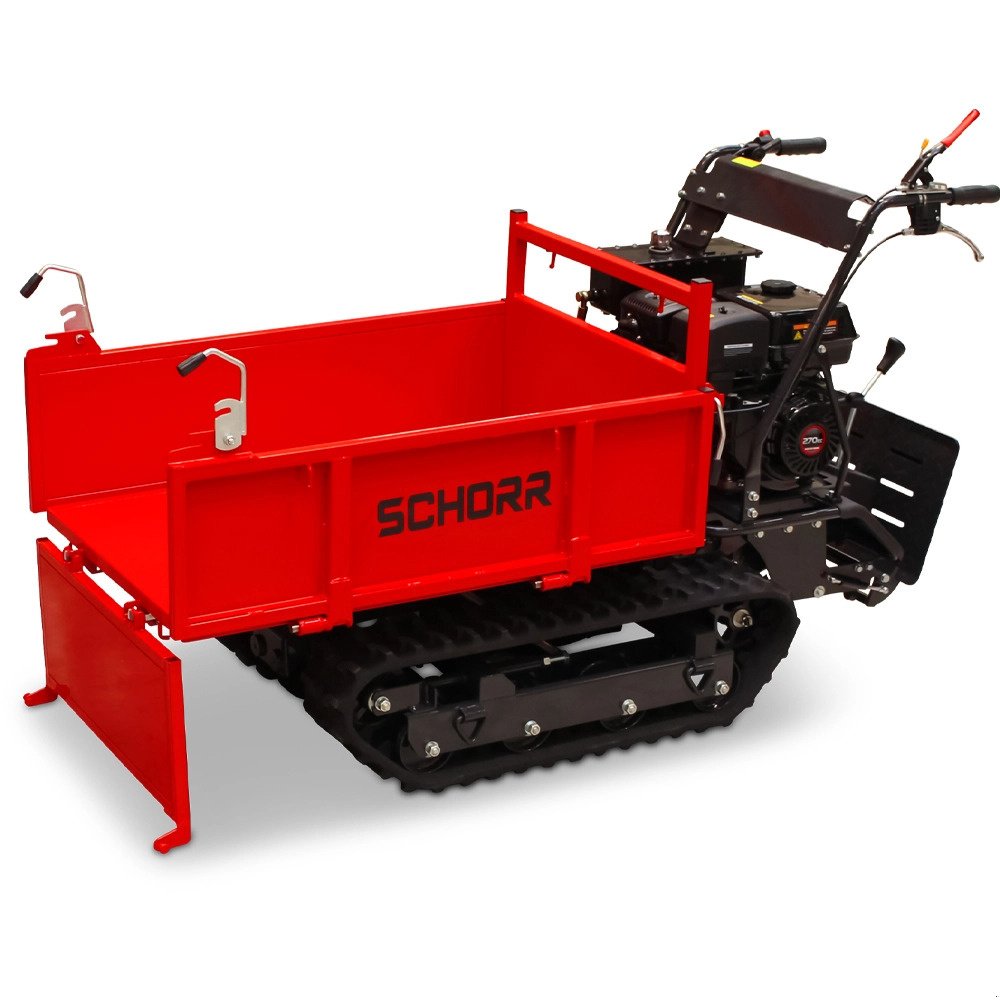 Raupendumper del tipo Schorr Minidumper RR500DHKB2 PRO 500kg mit Kiste, Kipphydraulik und Mitfahrplattform 9,2 PS Motor Raupendumper, Neumaschine In Schüttorf (Immagine 24)