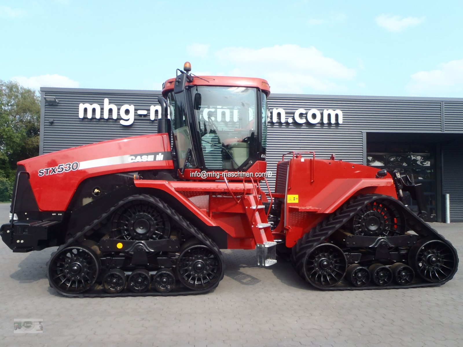 Raupentraktor des Typs Case IH STX Quadtrac 530 nur 3564 h , PTO, Hubwerk, Gebrauchtmaschine in Gescher (Bild 1)