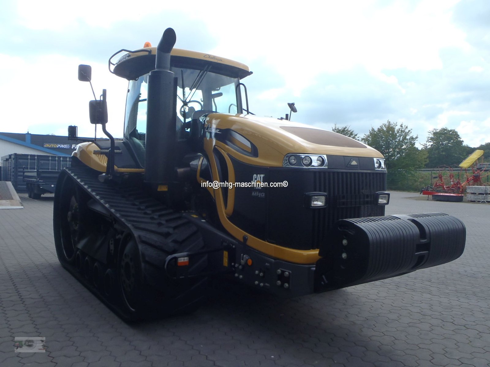 Raupentraktor van het type Challenger MT 865 C nur 2428 h, PTO, Gebrauchtmaschine in Gescher (Foto 3)