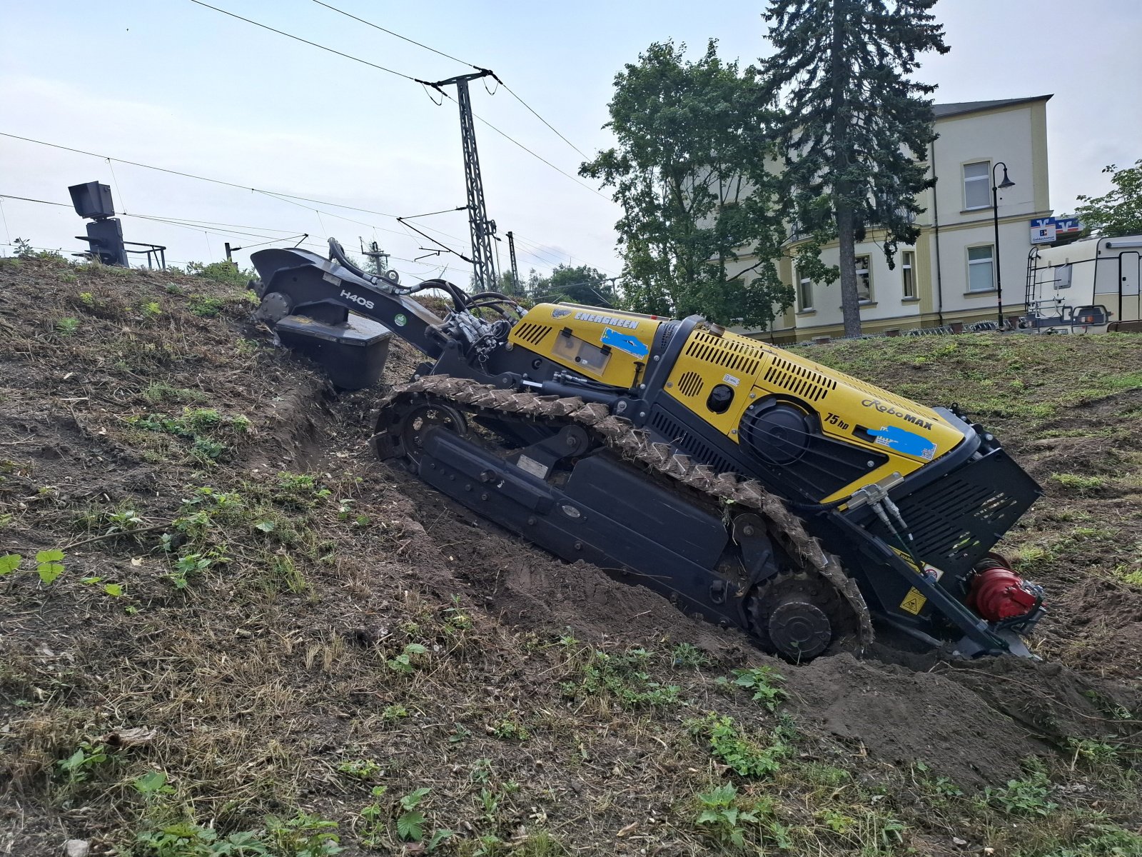 Raupentraktor tip Energreen Robo max, Gebrauchtmaschine in Friesack (Poză 7)