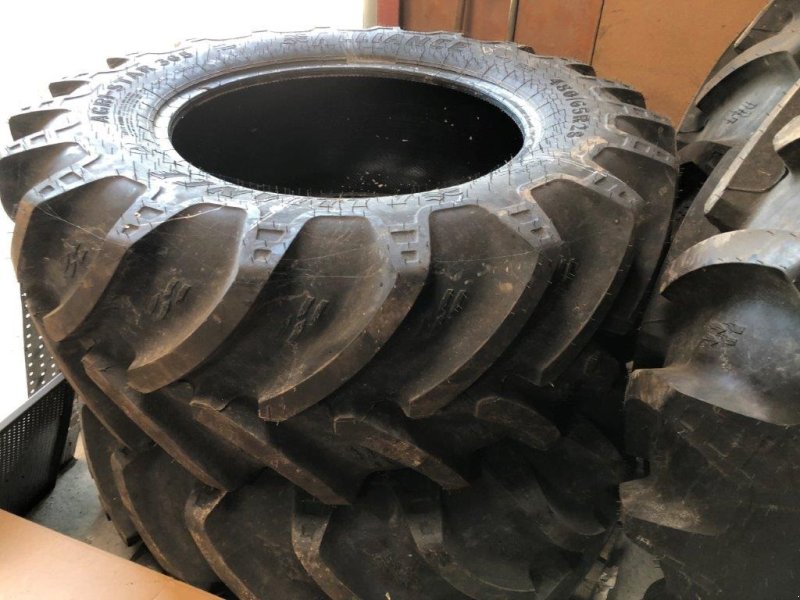 Reifen typu Alliance 600/65R38 + 480/65-28 sæt, Gebrauchtmaschine w Tinglev