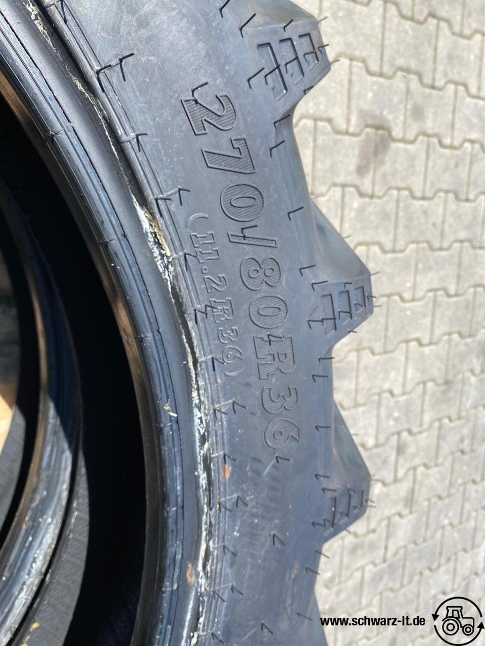 Reifen Türe ait BKT 270/80 R36, Gebrauchtmaschine içinde Aspach (resim 2)