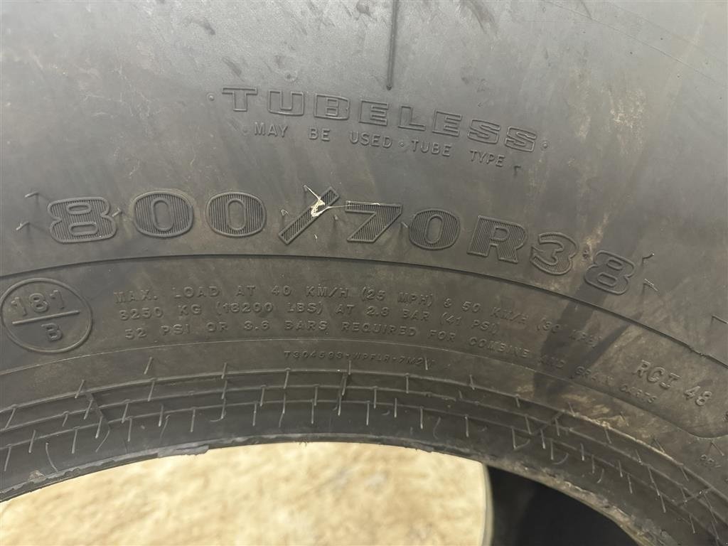 Reifen типа GoodYear 800/70R38, Gebrauchtmaschine в Haderup (Фотография 3)