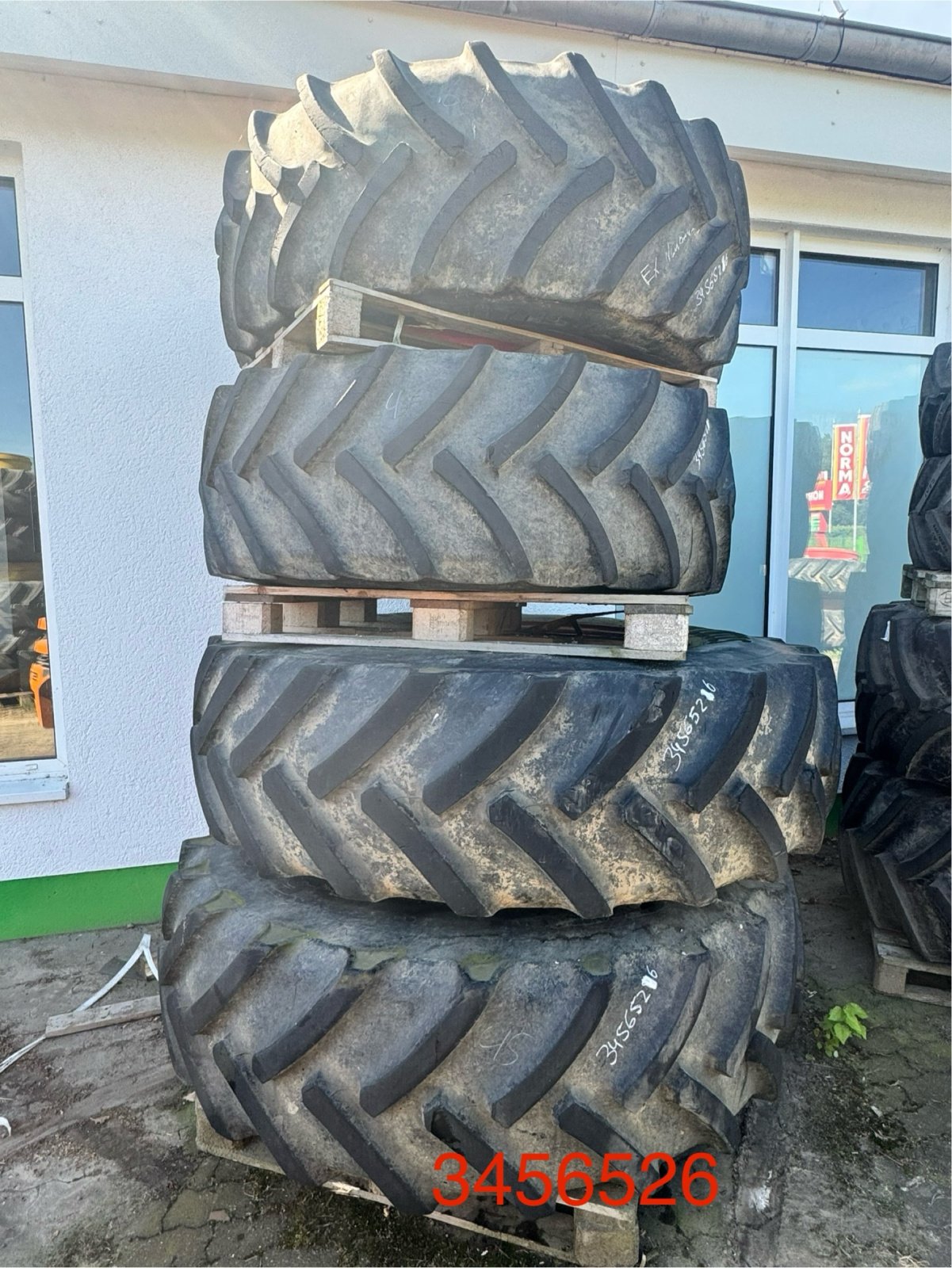 Reifen del tipo Grasdorf 540/65 R34 + 580/85 R42 Mitas, Gebrauchtmaschine In Bützow (Immagine 1)