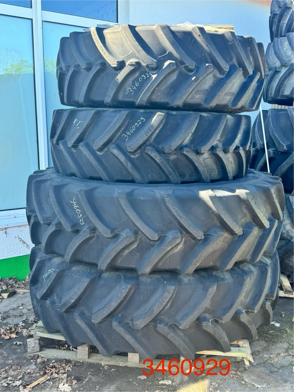 Reifen Türe ait Grasdorf Ceat 480/70 R34 + 520/85 R46 Fendt rot, Gebrauchtmaschine içinde Bützow (resim 1)