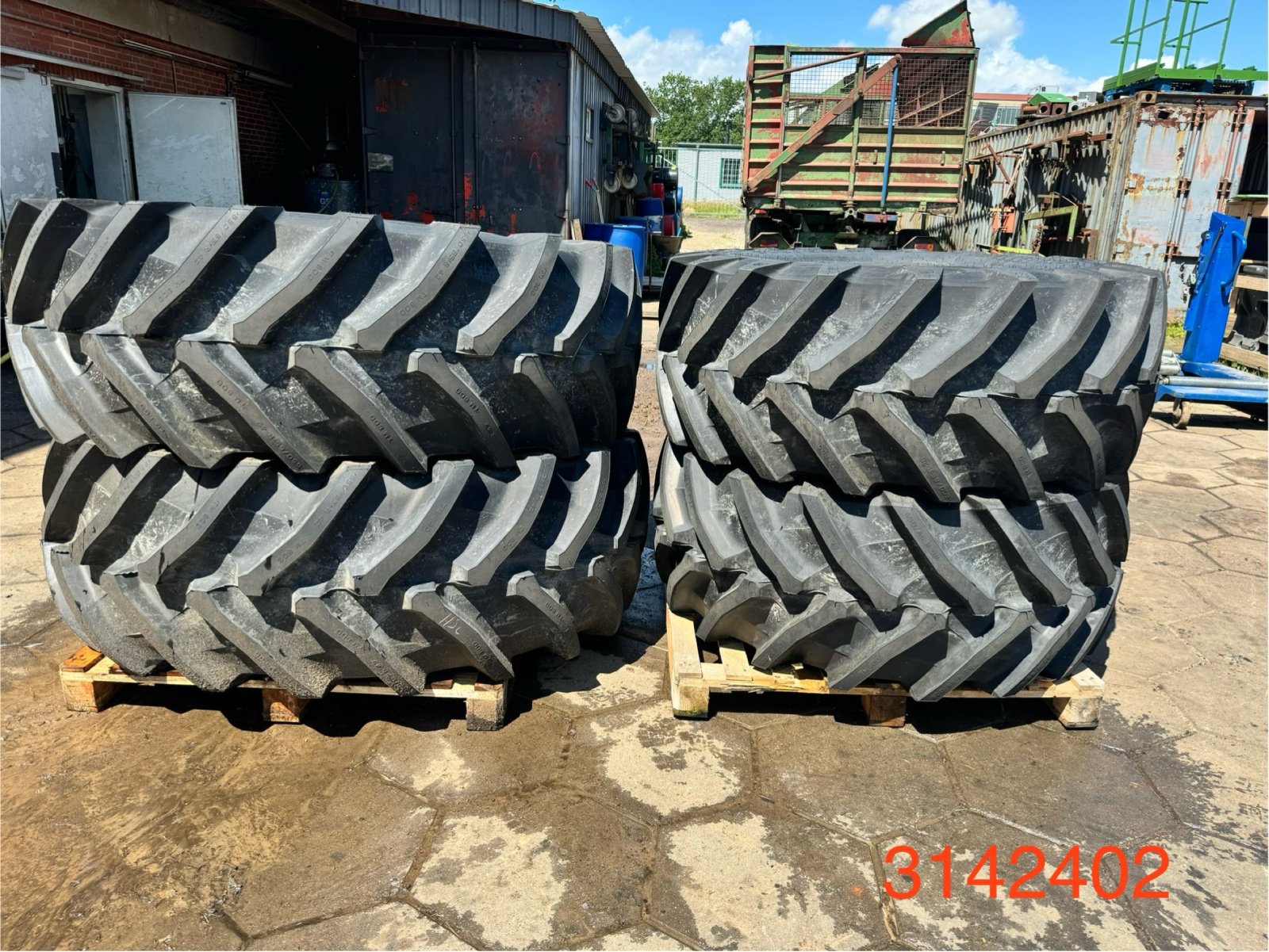 Reifen del tipo Grasdorf Trelleborg 600/65 R28 und 650/65R42, Gebrauchtmaschine en Elmenhorst-Lanken (Imagen 1)