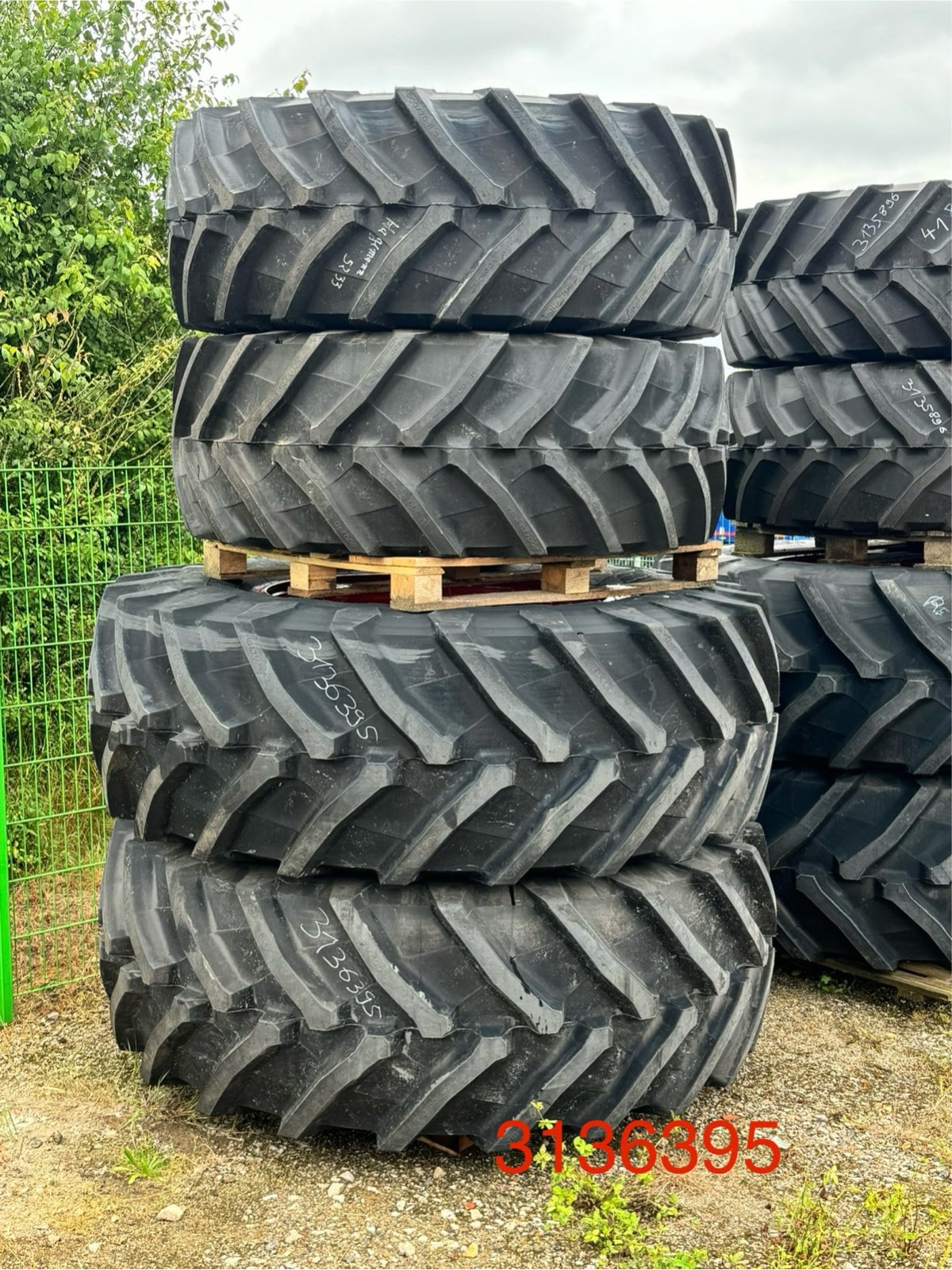 Reifen του τύπου Grasdorf Trelleborg 600/70 R34 + 710/75R42, Neumaschine σε Gadebusch (Φωτογραφία 1)