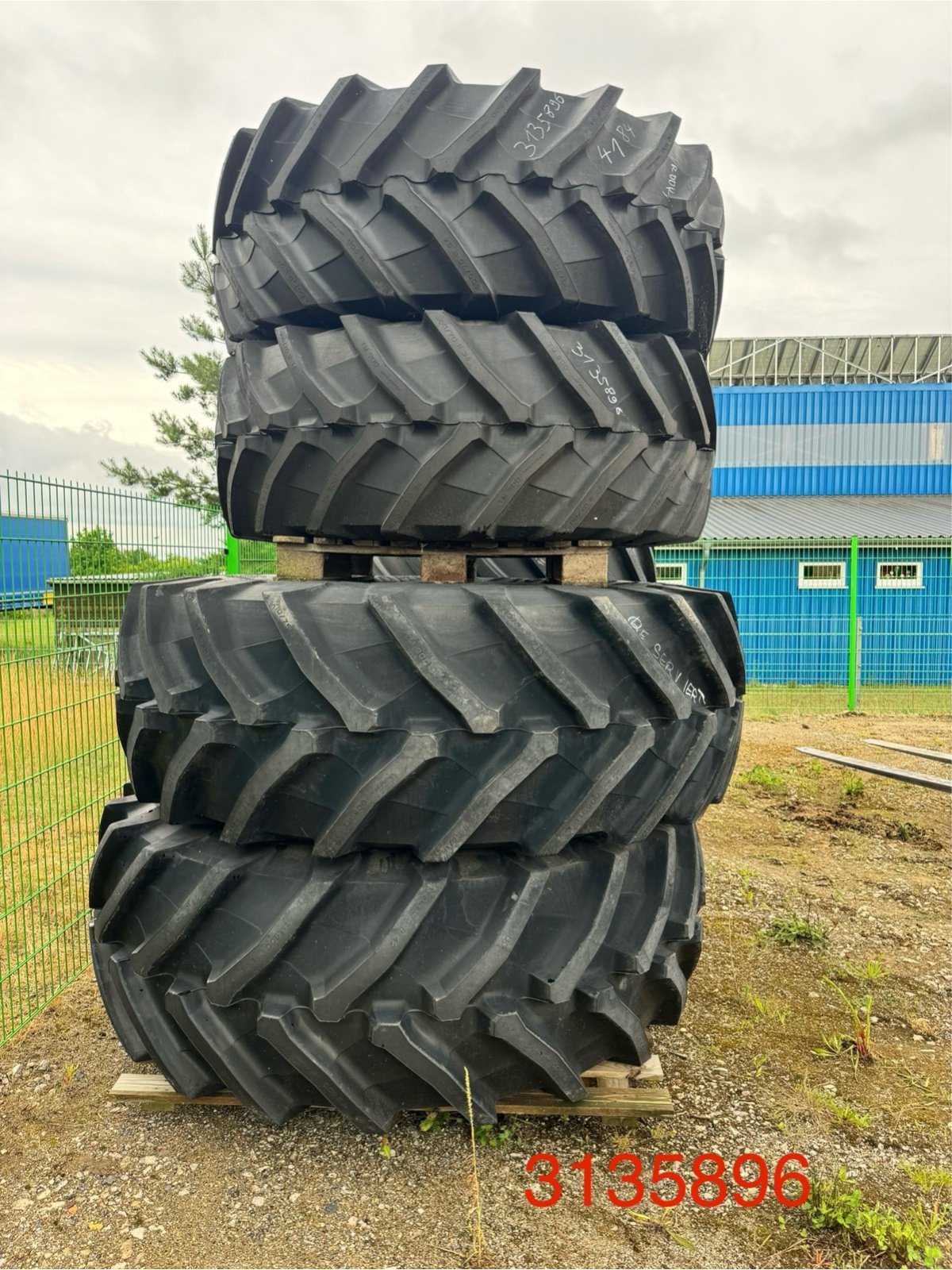 Reifen tip Grasdorf Trelleborg 600/70 R34 + 710/75R42, Gebrauchtmaschine in Gadebusch (Poză 1)