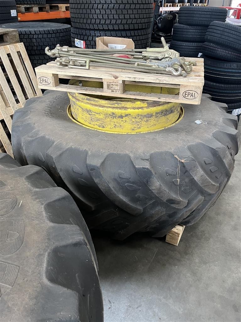 Reifen del tipo Kleber 650/85 R38 650/85R38 TL Klebér Topker komplethjul 18x38-38 tvillinghjul John Deere gul brugt 10 mm, Gebrauchtmaschine en Vojens (Imagen 2)