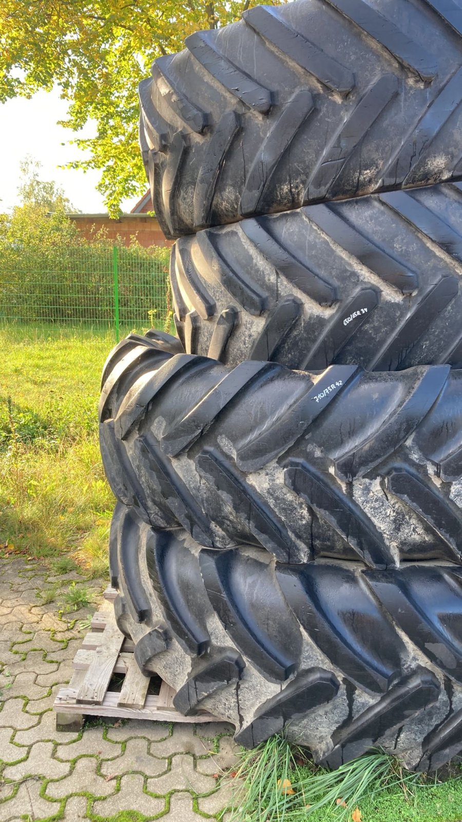 Reifen του τύπου Michelin 650/65R34 + 710/75R42, Neumaschine σε Wittingen (Φωτογραφία 3)