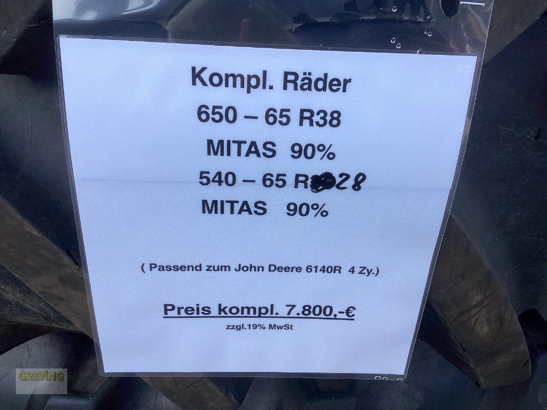 Reifen Türe ait Mitas 650/65 R38 + 540/65R28, Gebrauchtmaschine içinde Ahaus (resim 6)