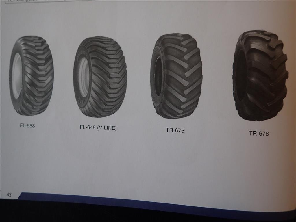 Reifen Türe ait Sonstige 500/55 x 20  Ny Twin dæk, Gebrauchtmaschine içinde Egtved (resim 1)