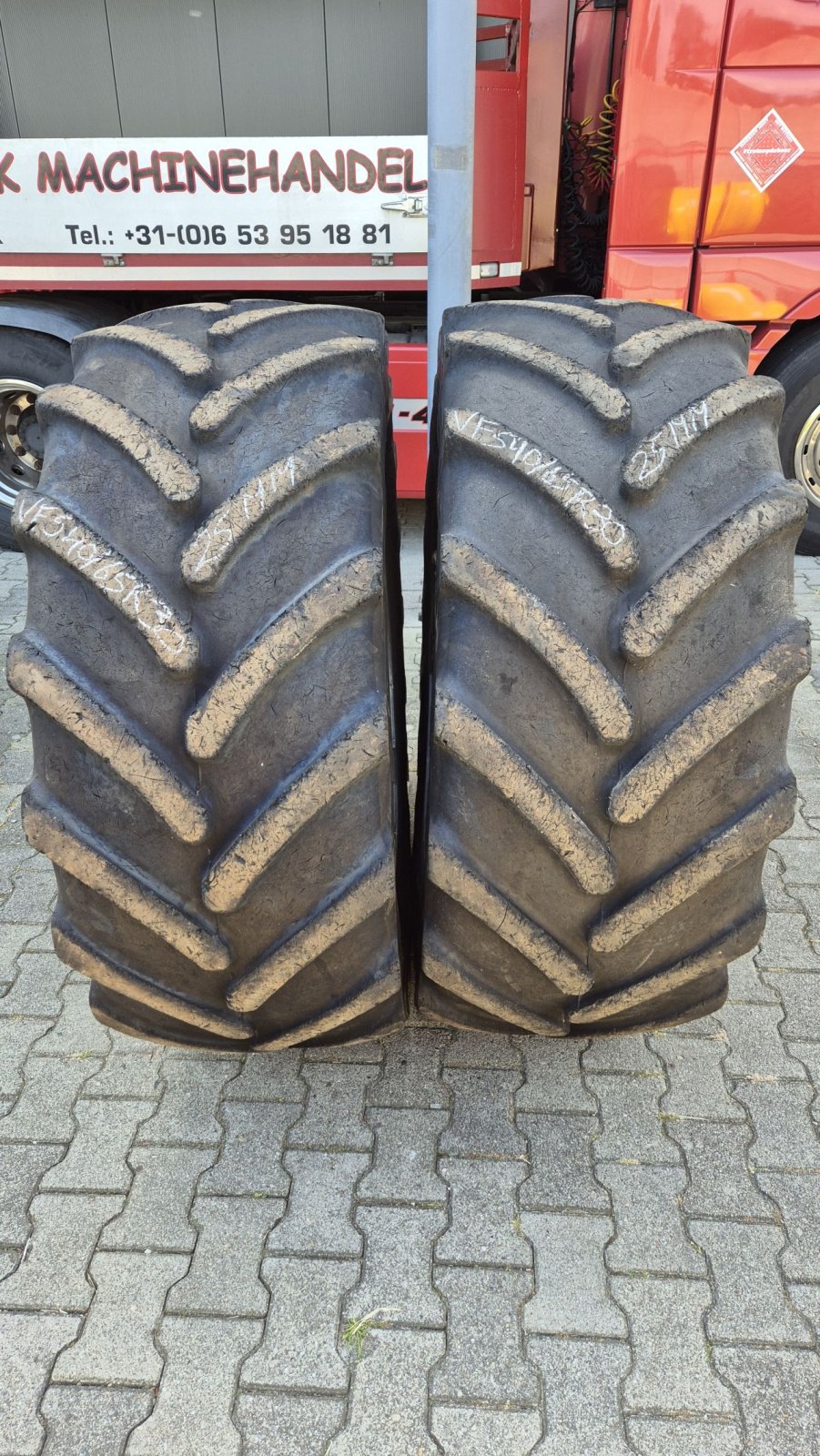 Reifen tip Sonstige Bridgestone VT Tractor VF540/65R30 met 25mm, Gebrauchtmaschine in Schoonebeek (Poză 5)