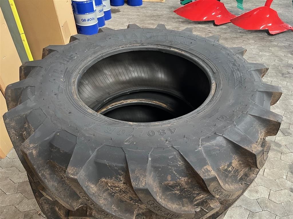 Reifen Türe ait Starmaxx 480/70R28 Afmonteringsdæk, Gebrauchtmaschine içinde Støvring (resim 2)