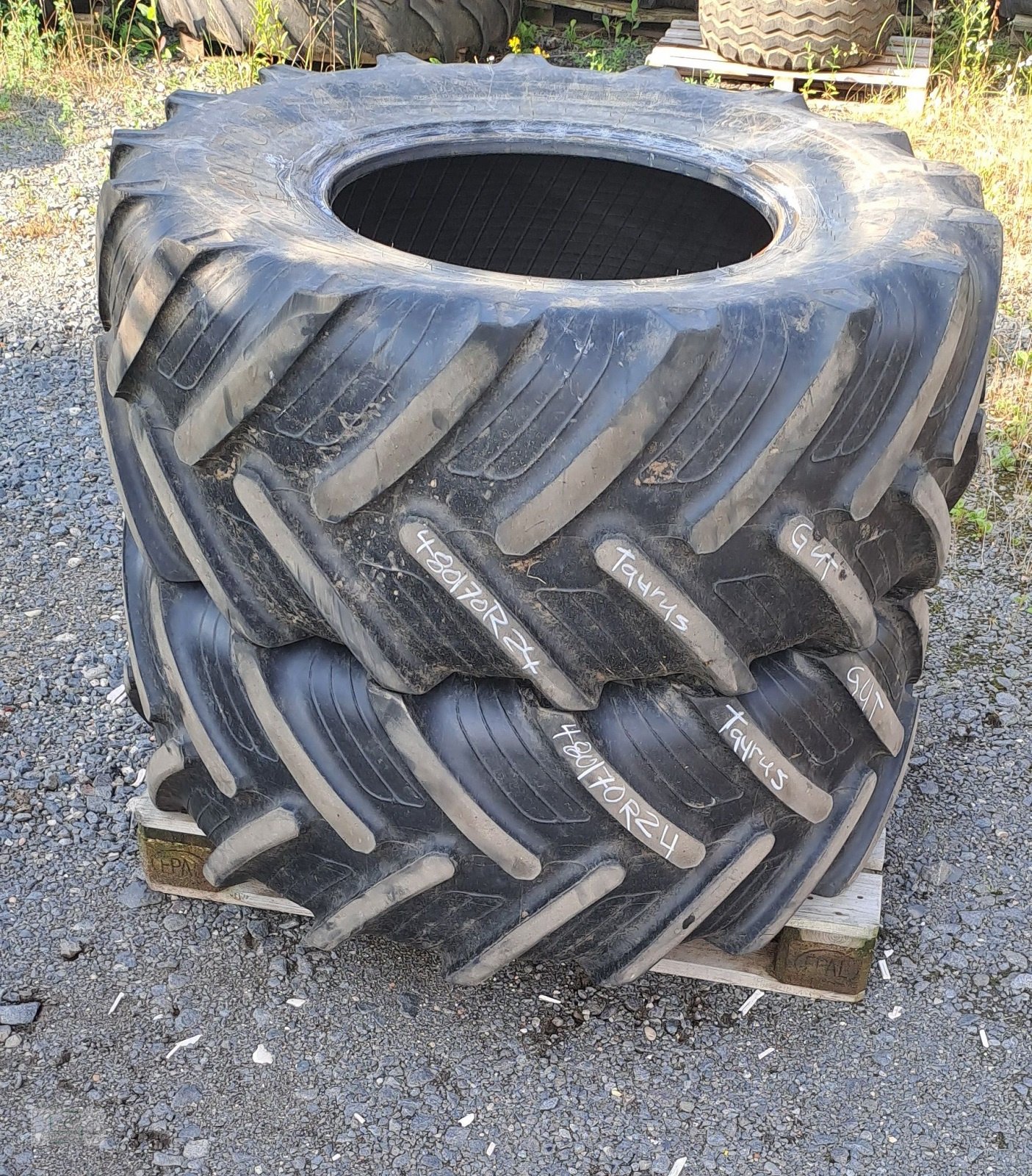 Reifen del tipo Taurus 480/70R24, Gebrauchtmaschine en Gross-Bieberau (Imagen 1)