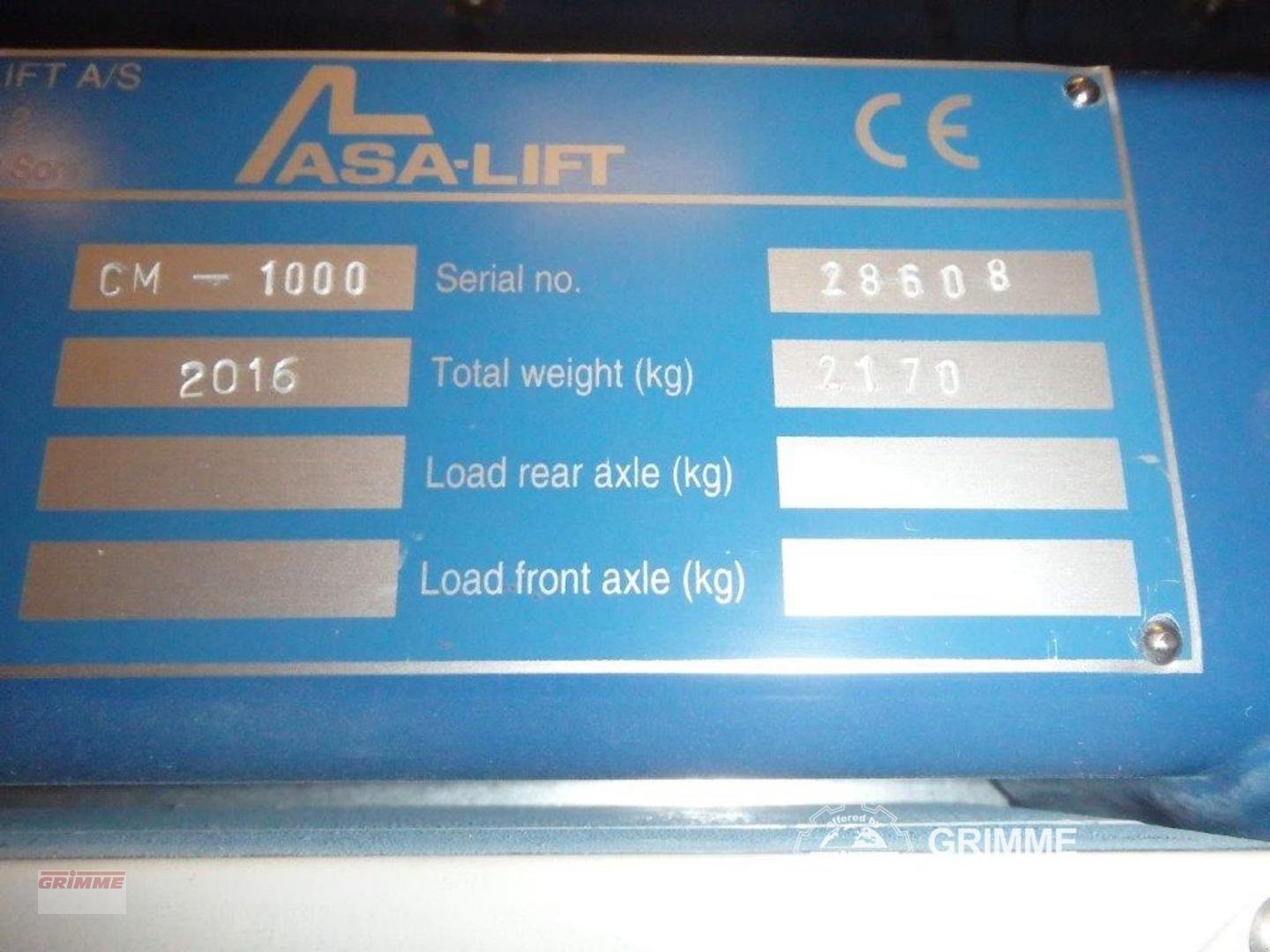 Roder του τύπου ASA-Lift ASA-LIFT CM-1000, Gebrauchtmaschine σε Rødkærsbro (Φωτογραφία 18)