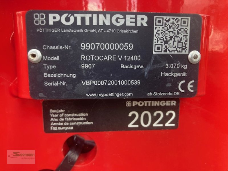 Rollhacke des Typs Pöttinger Rotocare 12400, Gebrauchtmaschine in Groß Roge (Bild 5)