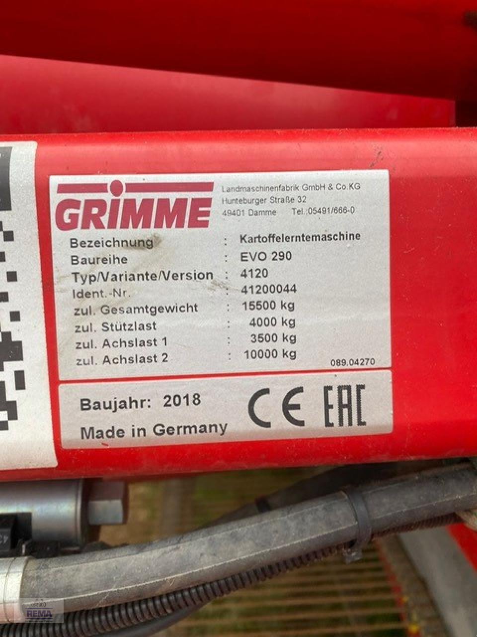 Rübenroder του τύπου Grimme EVO 290 AirSep, Gebrauchtmaschine σε Bad Belzig (Φωτογραφία 10)