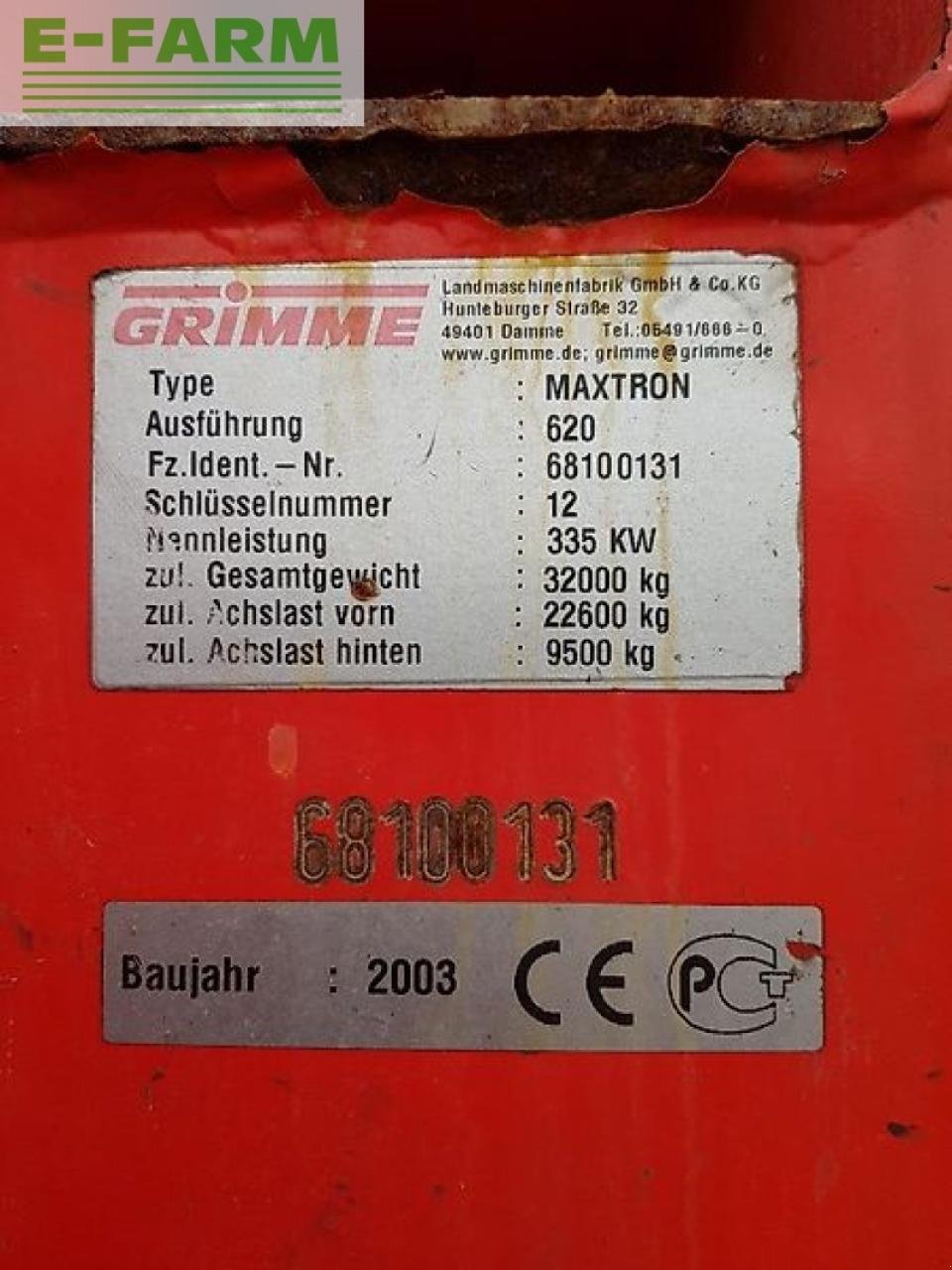 Rübenroder typu Grimme maxtron 620, Gebrauchtmaschine v EIXEN (Obrázek 2)