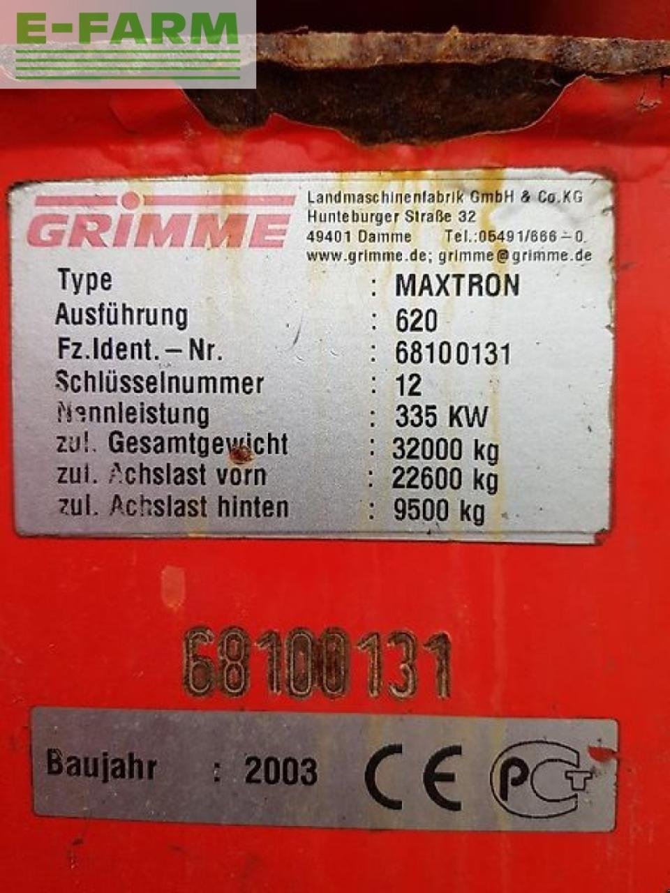 Rübenroder του τύπου Grimme maxtron 620, Gebrauchtmaschine σε EIXEN (Φωτογραφία 7)